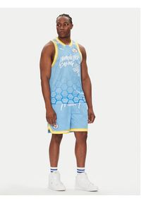 Puma Tank top Hoops Manchester City 631693 Błękitny Regular Fit. Kolor: niebieski. Materiał: syntetyk #4