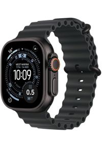 APPLE - Smartwatch Apple Watch Ultra 3 GPS + Cellular 49mm Black Titanium / Ocean Band Czarny (MF0J4QI/A). Rodzaj zegarka: smartwatch. Kolor: czarny #1