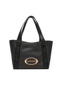 Love Moschino - LOVE MOSCHINO Torebka JC4337PP0NK1400A Czarny. Kolor: czarny. Materiał: skórzane