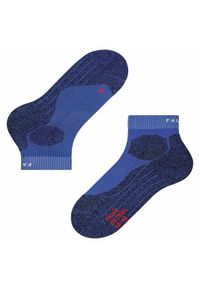 Nisko wycięte skarpetki Falke RU Trail. Kolor: szary, niebieski, wielokolorowy #1