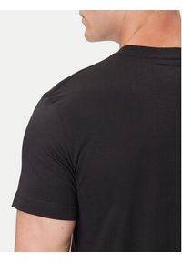 Versace Jeans Couture T-Shirt 79GAHT00 CJ00T Czarny Regular Fit. Kolor: czarny. Materiał: bawełna #5