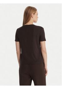 Guess T-Shirt V6RI17 KD741 Brązowy Regular Fit. Kolor: brązowy. Materiał: bawełna #5