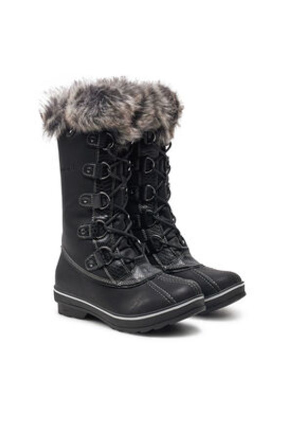 Kimberfeel Śniegowce Beverly Czarny. Kolor: czarny. Materiał: skóra