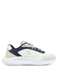 Calvin Klein Jeans Sneakersy Eva Runner Low Mesh Mix YM0YM01185 Écru. Materiał: materiał