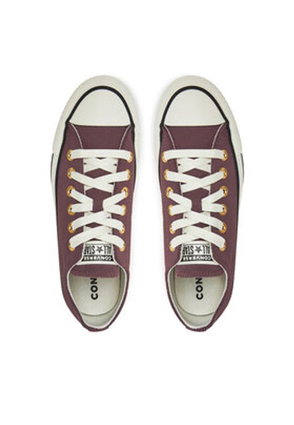 Converse Trampki Chuck Taylor All Star Leather A13815C Brązowy. Kolor: brązowy. Materiał: skóra