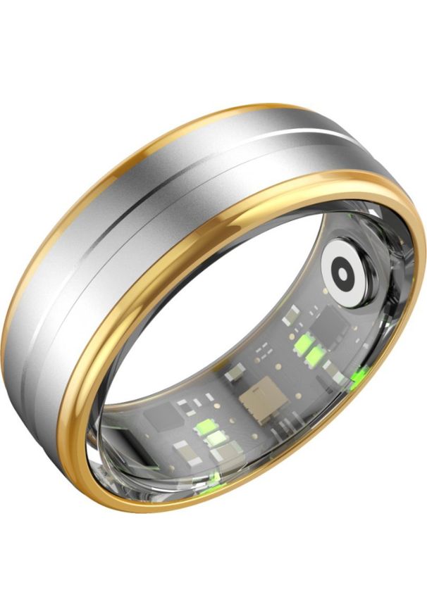 Rubicon - SmartRing Obrączka pierścionek złoto-srebrny R06 S11 ROZMIAR 11 (PL-25). Kolor: wielokolorowy, srebrny, złoty