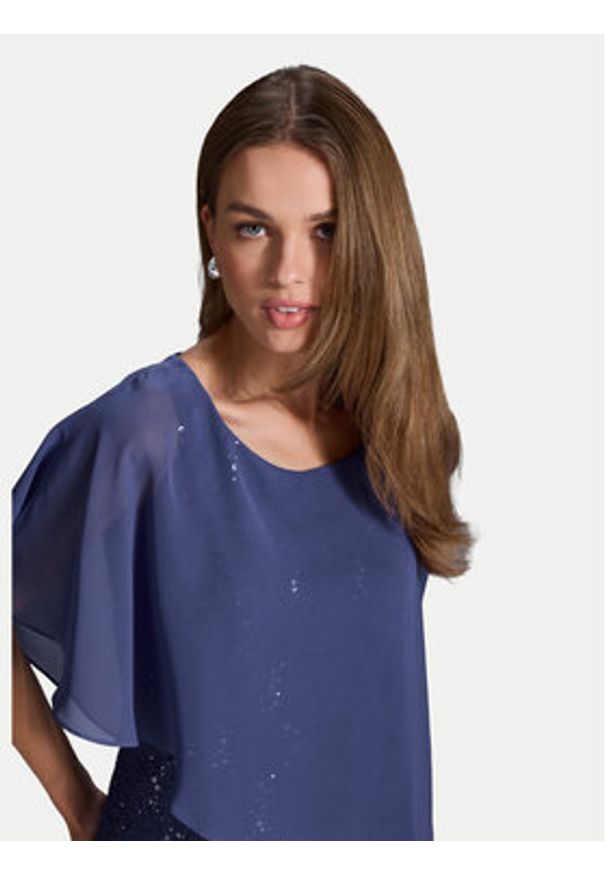 Swing Sukienka koktajlowa 77760410 Niebieski Regular Fit. Kolor: niebieski. Materiał: syntetyk. Styl: wizytowy