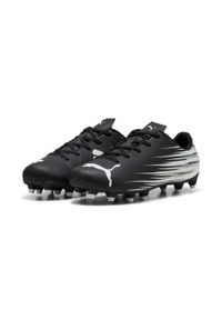 Puma - Korki PUMA ATTACANTO II FG/AG Jr Black. Materiał: guma, syntetyk. Szerokość cholewki: normalna. Wzór: nadruk. Sport: piłka nożna