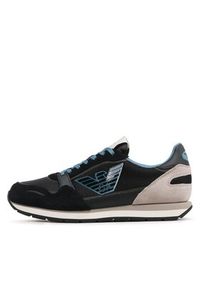 Emporio Armani Sneakersy X4X537 XN730 S432 Granatowy. Kolor: niebieski. Materiał: materiał #6