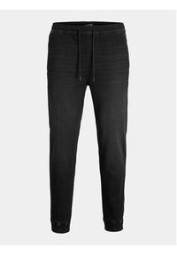 Jack & Jones - Jack&Jones Joggery Gordon 12249140 Czarny Tapered Fit. Kolor: czarny. Materiał: bawełna