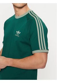 Adidas - adidas T-Shirt adicolor Classics 3-Stripes JN7017 Zielony Slim Fit. Kolor: zielony. Materiał: bawełna #4