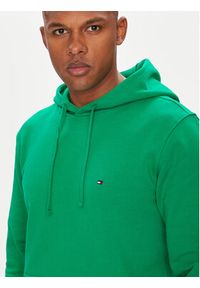 TOMMY HILFIGER - Tommy Hilfiger Bluza Essential MW0MW37235 Zielony Regular Fit. Kolor: zielony. Materiał: bawełna