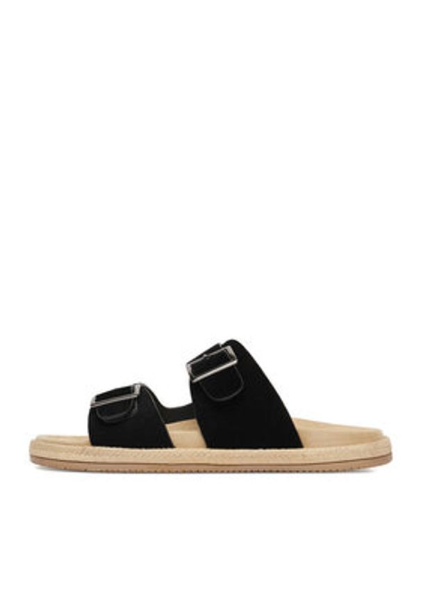 Quiksilver Klapki CEO-CROSSJACK-01 Czarny. Kolor: czarny. Materiał: materiał