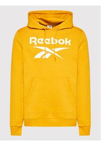 Reebok Bluza Identity HJ9971 Żółty Regular Fit. Kolor: żółty. Materiał: bawełna #2