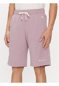 Champion Szorty sportowe E20002 Fioletowy Regular Fit. Kolor: fioletowy. Materiał: bawełna. Styl: sportowy