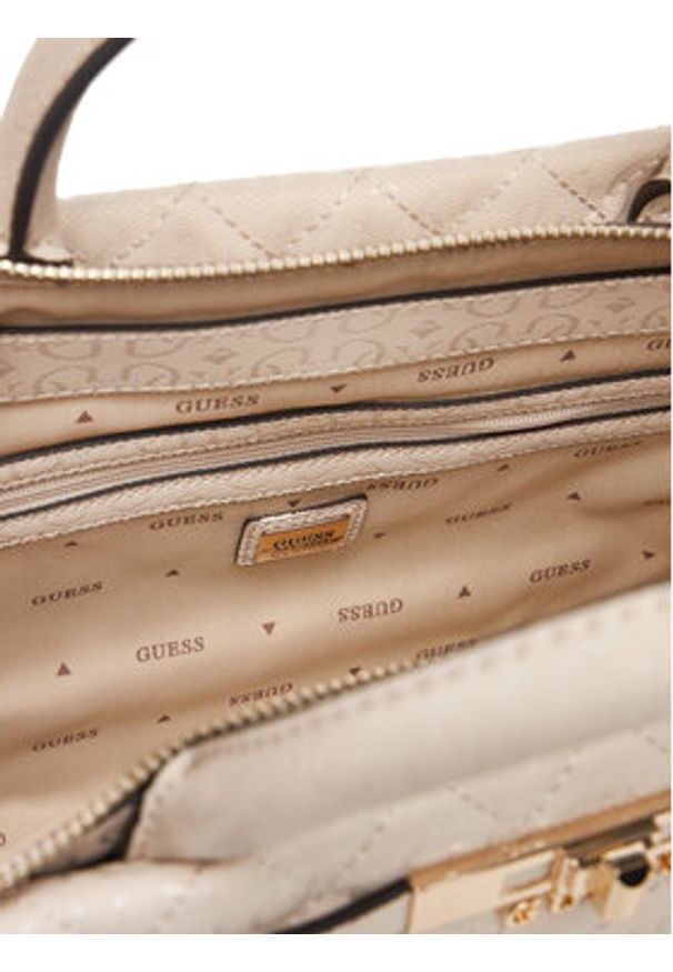 Guess Torebka Idra HWGG81 57060 Beżowy. Kolor: beżowy. Materiał: skórzane