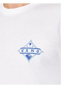 Vans T-Shirt Vintage Pointed Shaper VN0A5E7F Biały Regular Fit. Kolor: biały. Materiał: bawełna. Styl: vintage #2