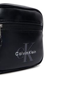 Calvin Klein Saszetka Bold Logo Webbing Square Crossbo LV04D3445G Czarny. Kolor: czarny. Materiał: skóra #3
