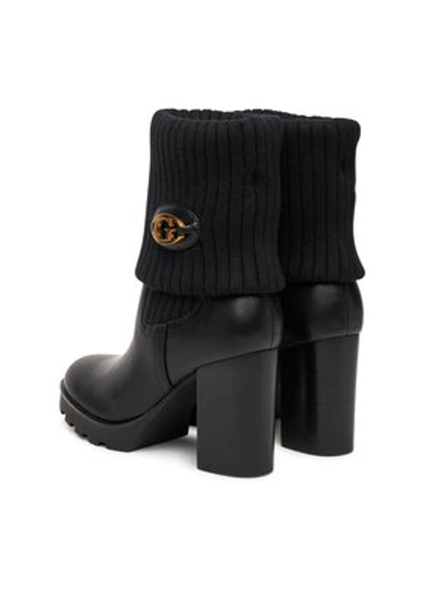 Guess Botki FLFNSO FAP10 Czarny. Kolor: czarny. Materiał: skóra