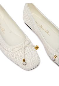 Gino Rossi - GINO ROSSI Baleriny CEO-ROSE-LT2088-2 Biały. Kolor: biały. Materiał: materiał #8