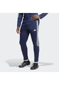 Adidas - Tiro 23 Club Training Pants. Kolor: niebieski, biały, wielokolorowy. Materiał: materiał, dresówka