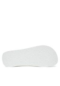 Calvin Klein Jeans Japonki Beach Sandal Flatform Tpu YW0YW01830 Biały. Kolor: biały