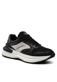 Calvin Klein Jeans Sneakersy Chunky Runner 1 YM0YM00450 Czarny. Kolor: czarny. Materiał: materiał #1