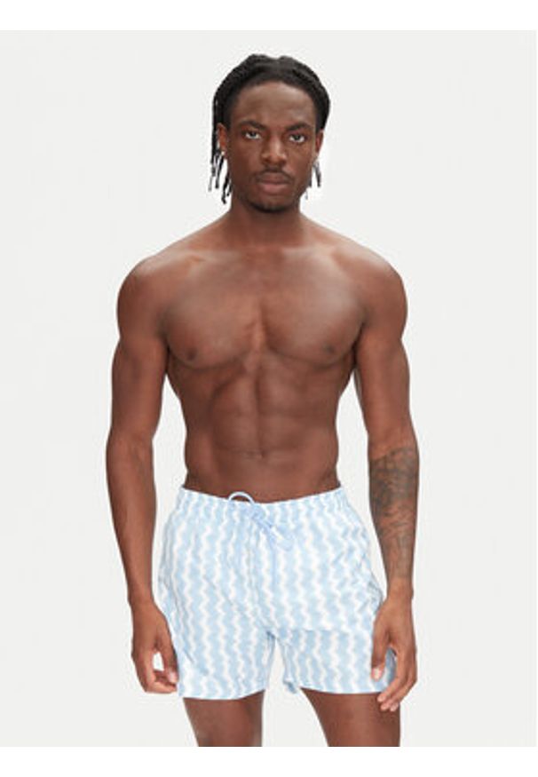 YSABEL MORA - Ysabel Mora Szorty kąpielowe 90377 Błękitny Regular Fit. Kolor: niebieski. Materiał: syntetyk