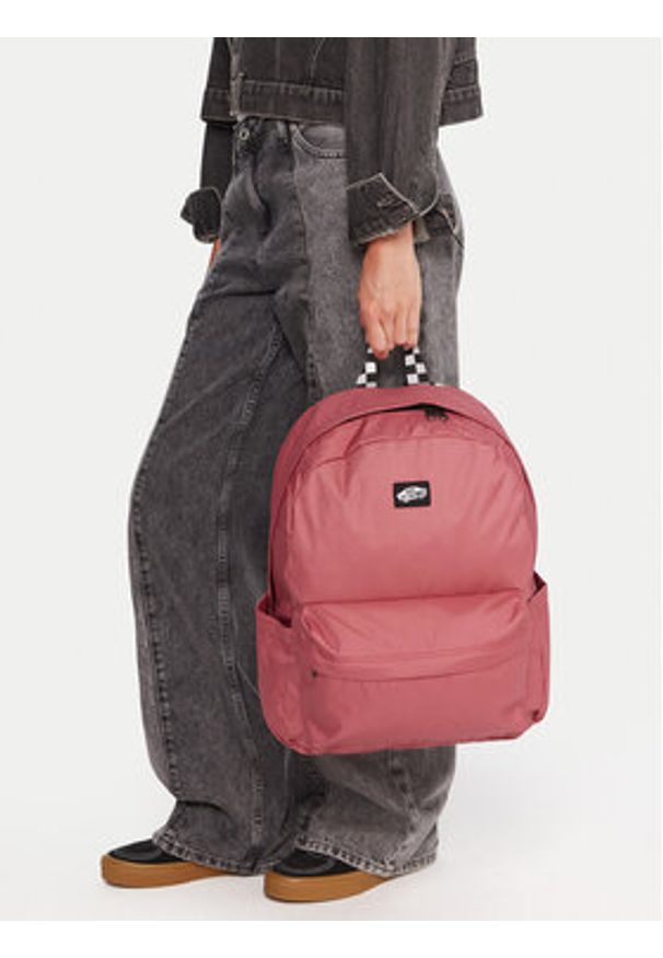 Vans Plecak Old Skool Backpack VN000H4WZRY1 Różowy. Kolor: różowy. Materiał: materiał