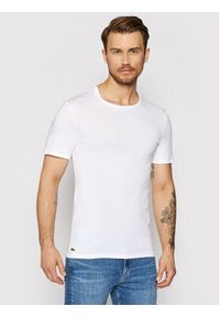 Lacoste Komplet 3 t-shirtów TH3321 Biały Slim Fit. Kolor: biały. Materiał: bawełna #8