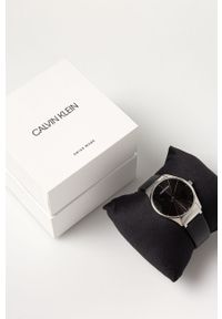 Calvin Klein - Zegarek. Kolor: czarny. Materiał: materiał, skóra #3