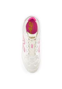 Korki męskie New Balance 442 ELITE FG V3 U41F360 – białe. Zapięcie: sznurówki. Kolor: biały. Materiał: nylon, mikrofibra, materiał. Szerokość cholewki: normalna #3