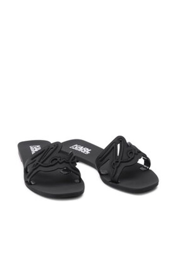 Karl Lagerfeld - KARL LAGERFELD Klapki KL80008 Czarny. Kolor: czarny