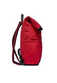 TOMMY HILFIGER - Tommy Hilfiger Plecak Th Monotype Rolltop Backpack AM0AM11792 Czerwony. Kolor: czerwony. Materiał: materiał #3