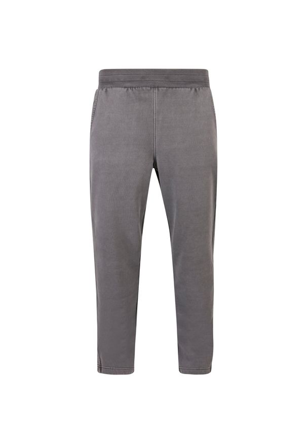 spodnie dresowe z grubymi rozcięciami z frotte Urban Classics. Kolor: czarny. Materiał: dresówka