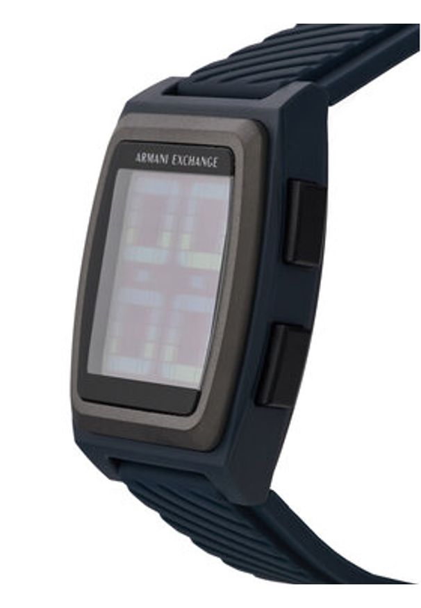 Armani Exchange Zegarek Kelvin AX2970 Granatowy. Kolor: niebieski. Materiał: syntetyk