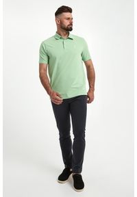 Karl Lagerfeld - Polo męskie z logo KARL LAGERFELD. Typ kołnierza: polo
