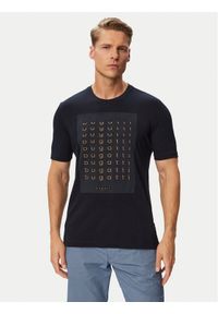 Bugatti T-Shirt 8350-15046E Granatowy Regular Fit. Kolor: niebieski. Materiał: bawełna #1