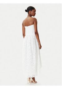 BARDOT - Bardot Sukienka koktajlowa Felicidad Strapless 59843DB Biały Regular Fit. Kolor: biały. Materiał: bawełna. Styl: wizytowy #4