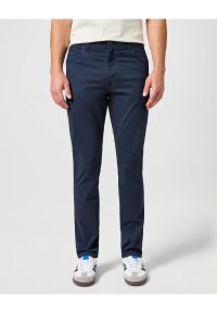 Wrangler - WRANGLER MĘSKIE SPODNIE JEANSOWE TEXAS SLIM DARK NAVY 112358037 W12S012239