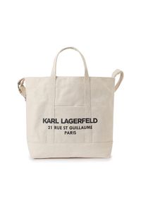 Karl Lagerfeld - KARL LAGERFELD Torebka 230W3018 Beżowy. Kolor: beżowy