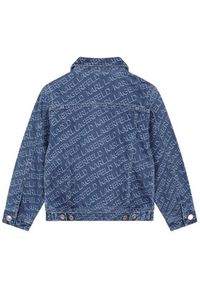 Karl Lagerfeld Kids Kurtka jeansowa Z26101 S Granatowy Regular Fit. Kolor: niebieski. Materiał: bawełna #5