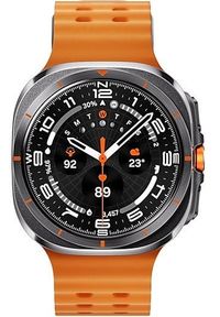 SAMSUNG - Samsung Galaxy Galaxy Watch Ultra 2025 Titanium Grey (Orange Strap) LTE