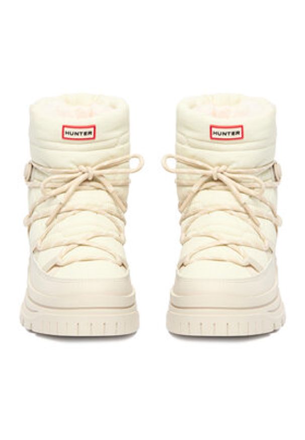 Hunter Śniegowce CEO-H8-382 Écru. Kolor: kremowy. Materiał: materiał