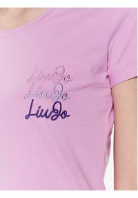 Liu Jo T-Shirt WA3139 J6308 Różowy Regular Fit. Kolor: różowy. Materiał: bawełna