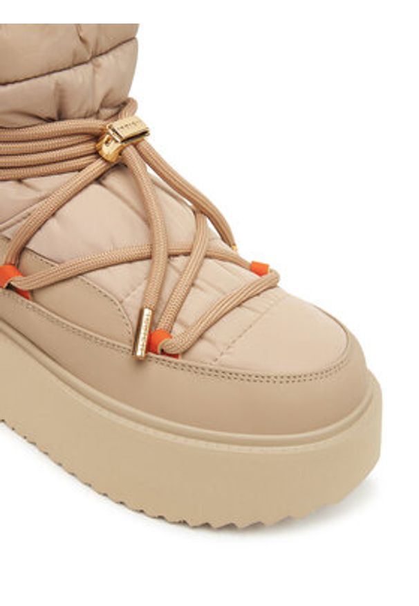Inuikii Śniegowce Technical Platform 1002.005.0011 Beżowy. Kolor: beżowy. Materiał: materiał. Obcas: na platformie