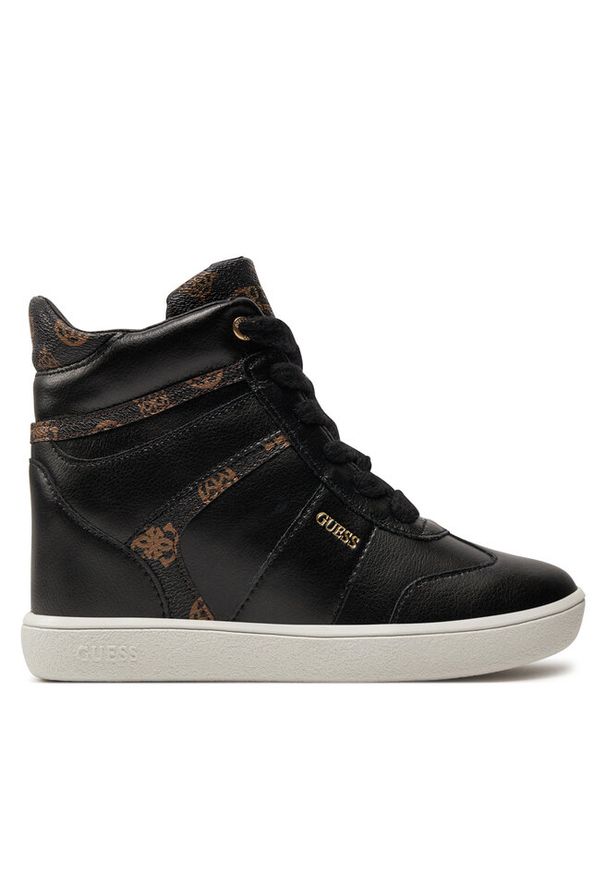 Sneakersy Guess. Kolor: czarny