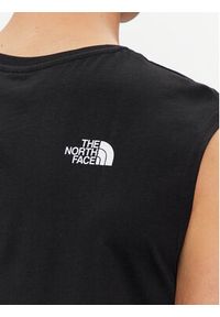 The North Face Tank top Easy NF0A87R2 Czarny Regular Fit. Kolor: czarny. Materiał: bawełna