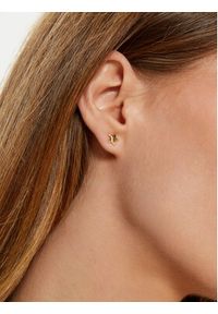 Tory Burch Kolczyki Kira Stud 164115 Złoty. Materiał: metalowe. Kolor: złoty #3