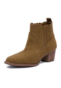 DeeZee Kowbojki LR230702 Brązowy. Kolor: brązowy. Materiał: materiał #5